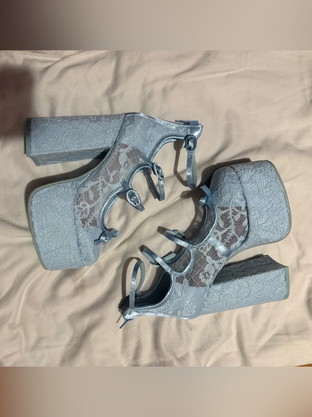 Dolls Kill Sugar Thrillz Smiling Melody Platform Heels